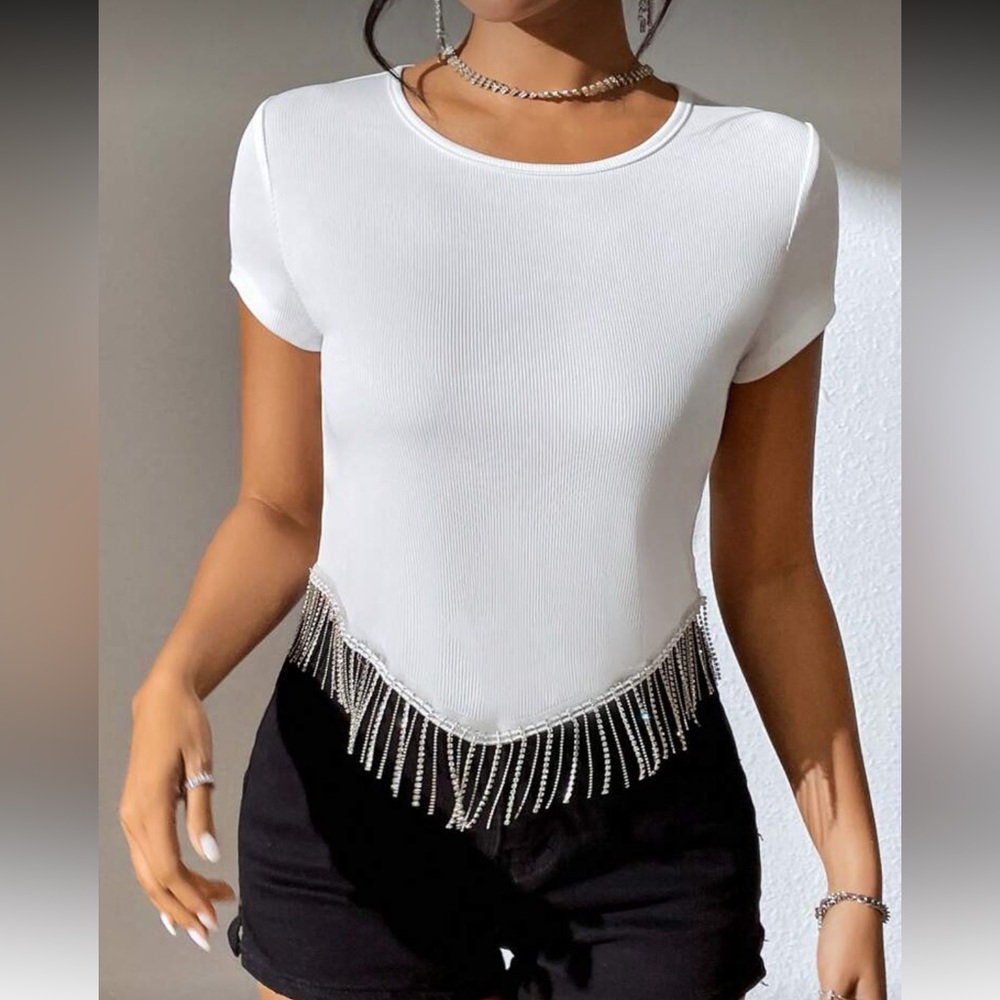 SHEIN Cropped Rave Top - Picture 4 of 10